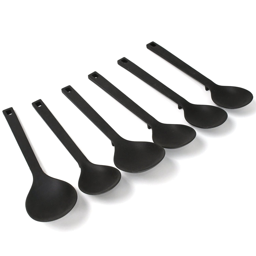 Non-Stick Silicone Cooking Spoons – Set of 6