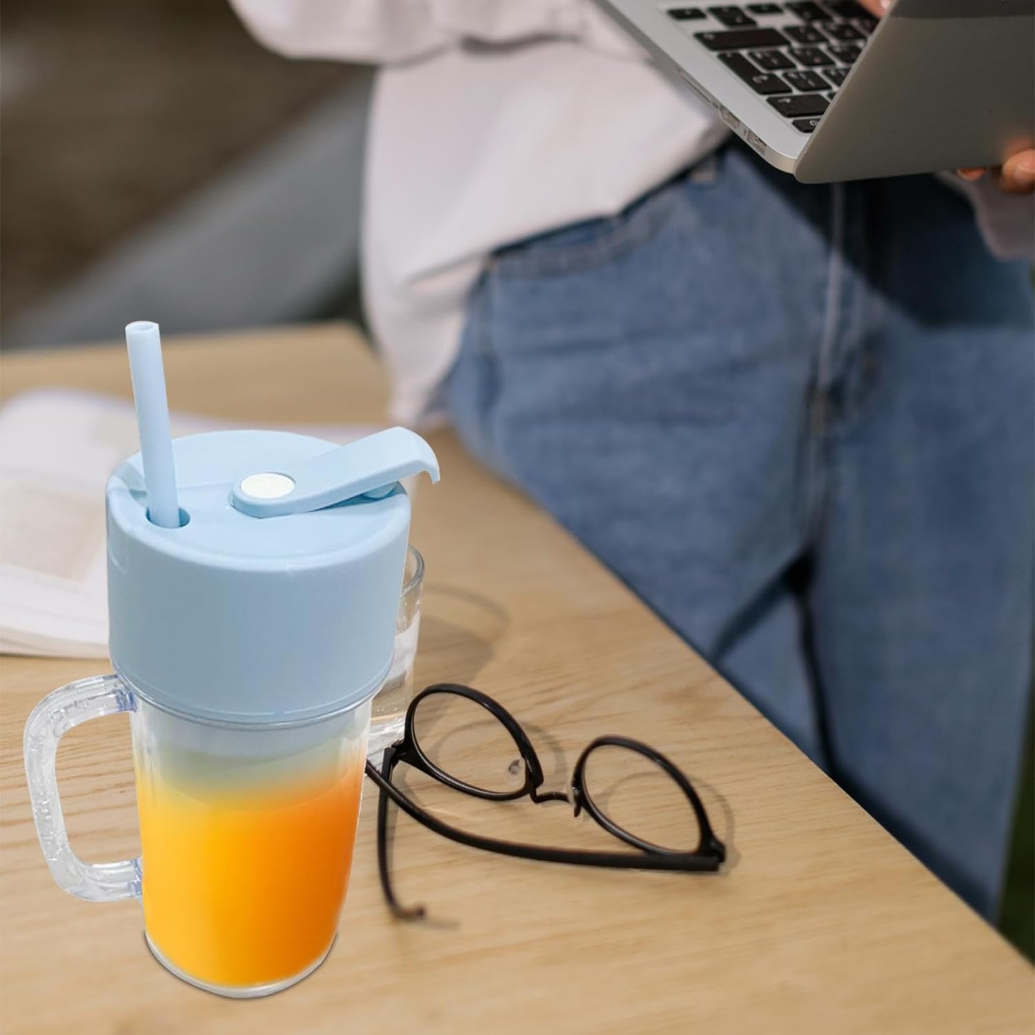 Portable USB Juicer & Crusher Bottle (340ml)