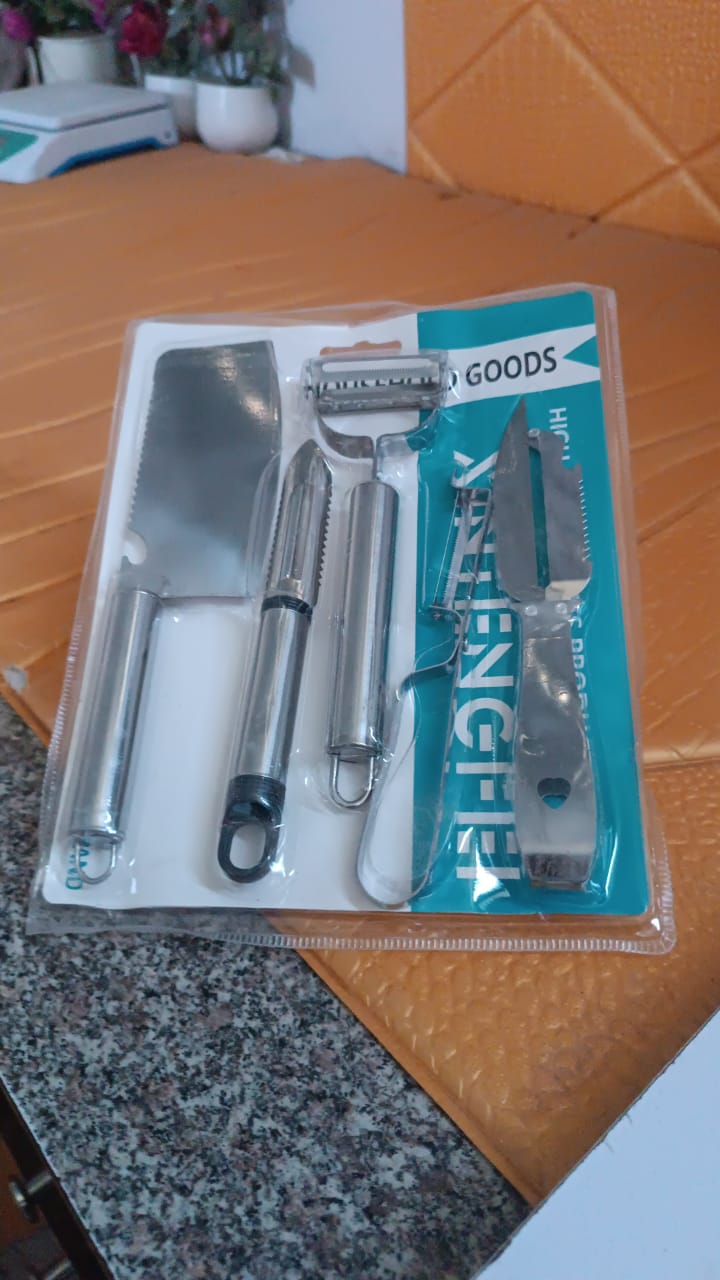 5-in-1 Stainless Steel Peeler & Grater Set